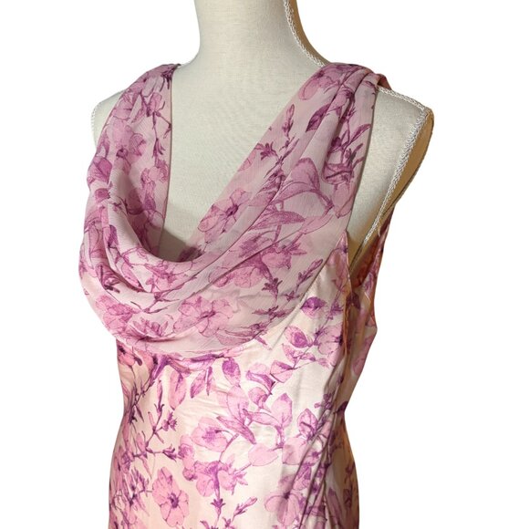 Cinq à Sept Pink Floral Maxi Dress - Picture 7 of 13